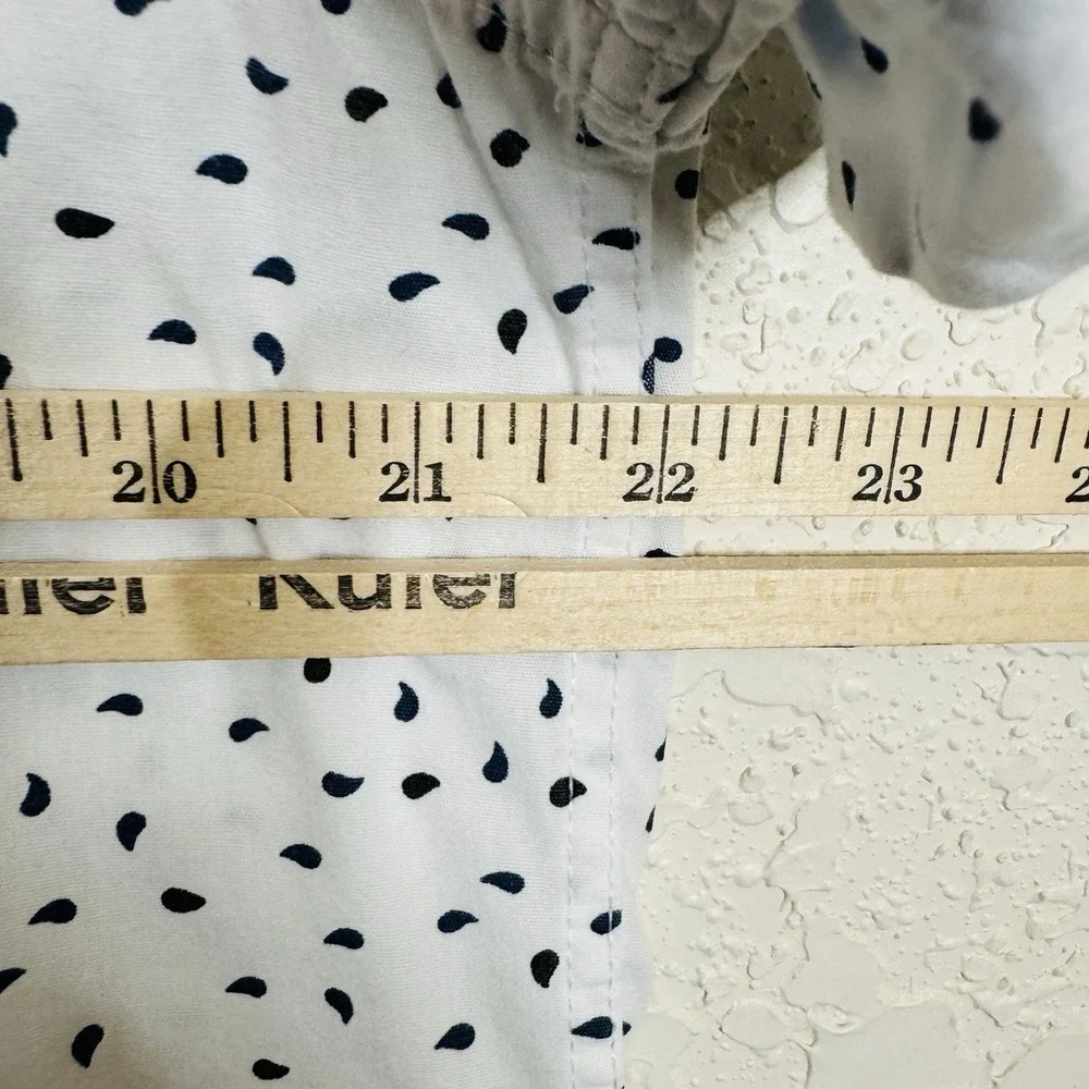 Heritage Report Collection Men‎ L Water Drop Shirt White Short Sleeve Slim Fit